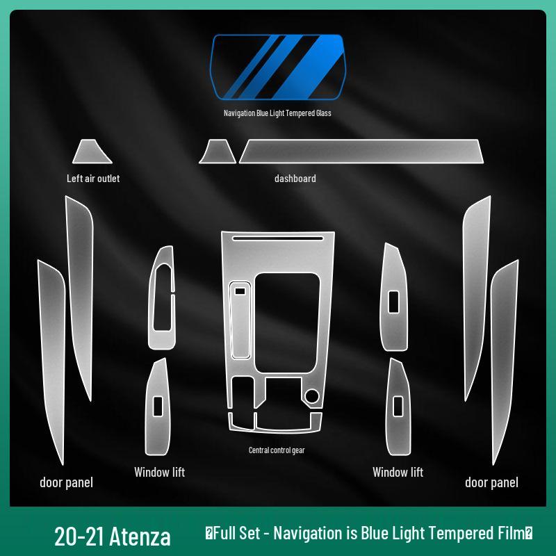 Mazda 3/CX30/CX5/CX50 Center Console & Atenza Screen Protection Film