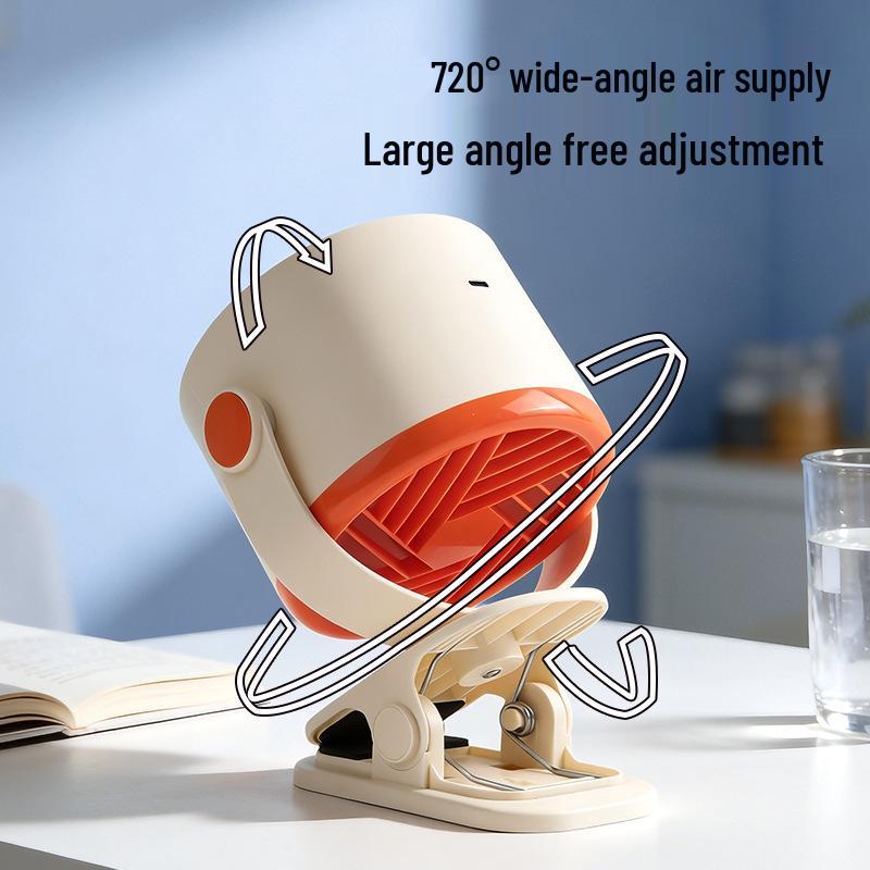 Adjustable Desk Clip Fan - Powerful Wind for Office, Dorm, or Bedside Use