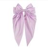 Ethereal Tulip Mermaid Iridescent Bow Hair Claw with Ribbon Tails Sweet Girl Pearlescent Color Fashion Shark Clip for Women