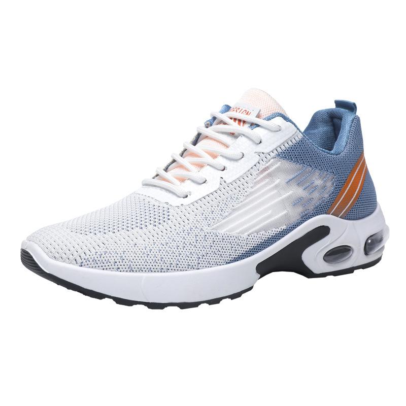 Men's Shoes 2025 Summer New Casual Shoes Lightweight Large Size Air Cushion Shoes Breathable Wear-resistant Casual Running Shoes