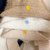 Winter Warm Knit Hat for Women Girl Button EarFlap Beanie Hat Outdoor Activity Scarf Cap Windproof Headwear Pullover Hat