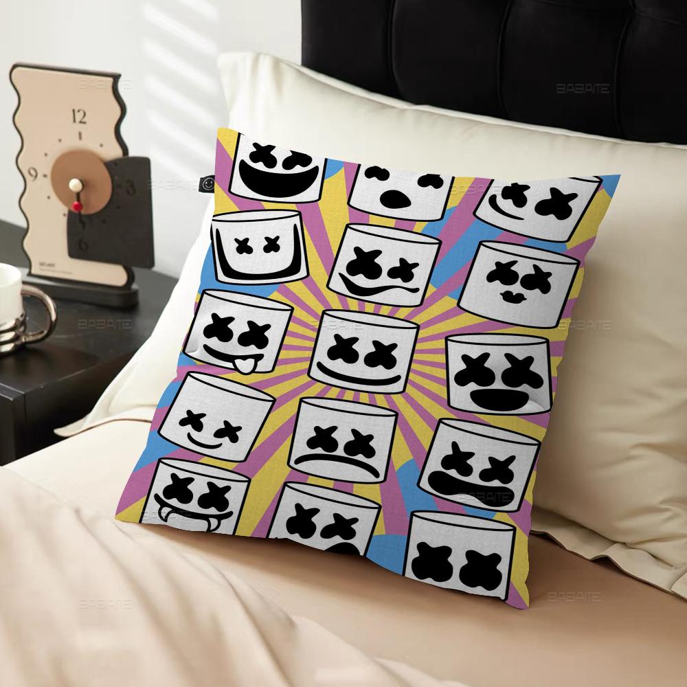 M-Marsh-mellos Pillow Cover Design Cushion Cover Decor Holiday Decorati
