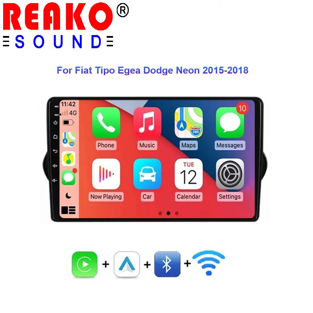 Android  Carplay Auto Car Radio For Fiat EGEA TIPO 2015 2016 2017 2018 Navigation GPS Multimedia Player Stereo wifi+4G BT DVD