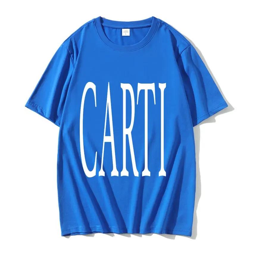 Rapper Playboi Carti T Shirt Big Font V As Seen on Carti Print Graphic Tshirt Unisex Hip Hop 100 Cotton Oversized Tees Streetwear
