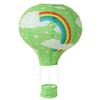 12" 30cm Rainbow Hot Air Balloon Paper Lanterns Ball Lampion Hanging White Wedding Decoration Lampshade Christmas Party Decor
