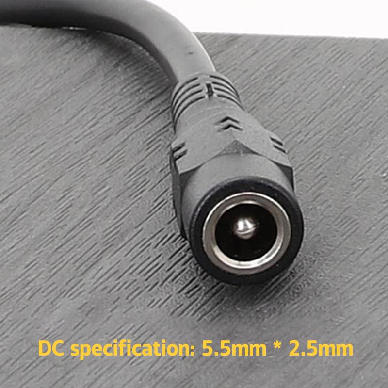 Napájecí kabel DC 5525 pro pevný disk SATA, DC 12V na 4pinový Molex Hdd kabel, snižující regulátor napětí