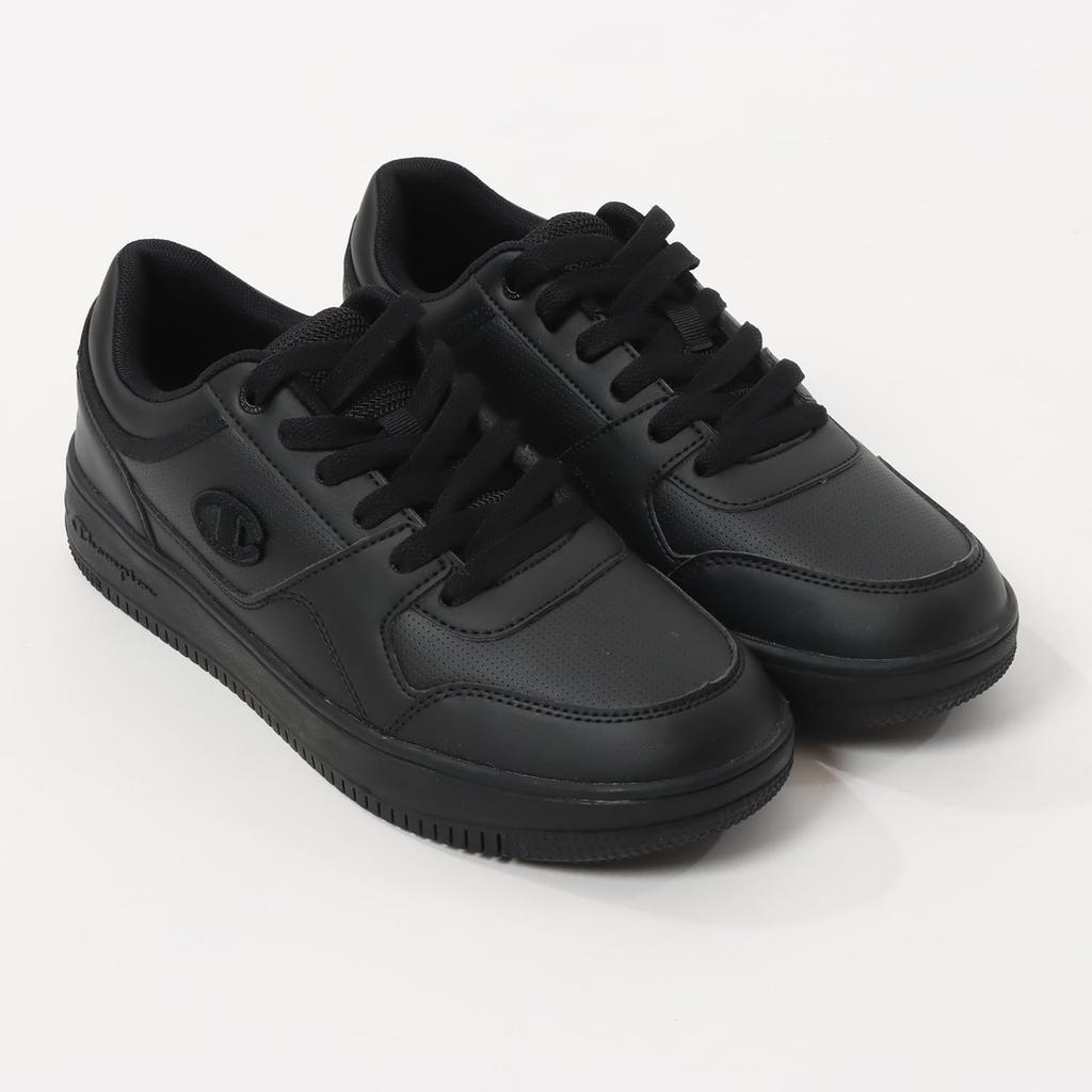 Champion Legacy S21905 Sneakers with Size Cm Men's One-Point Logo, Black, 27.0