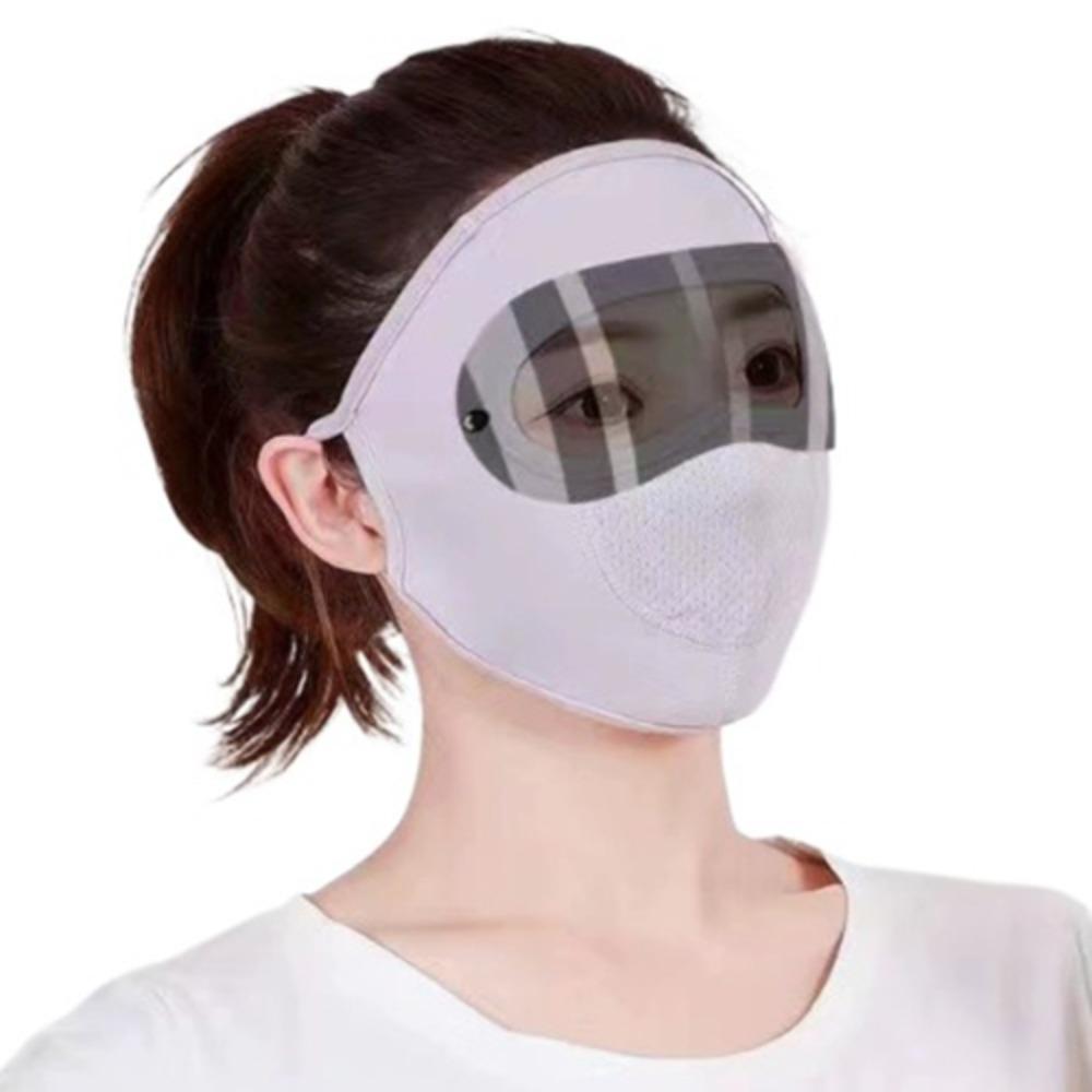 

Dustproof Thin Face Mask Breathable Sunscreen Hood Stylish Summer Sunscreen Mask Women