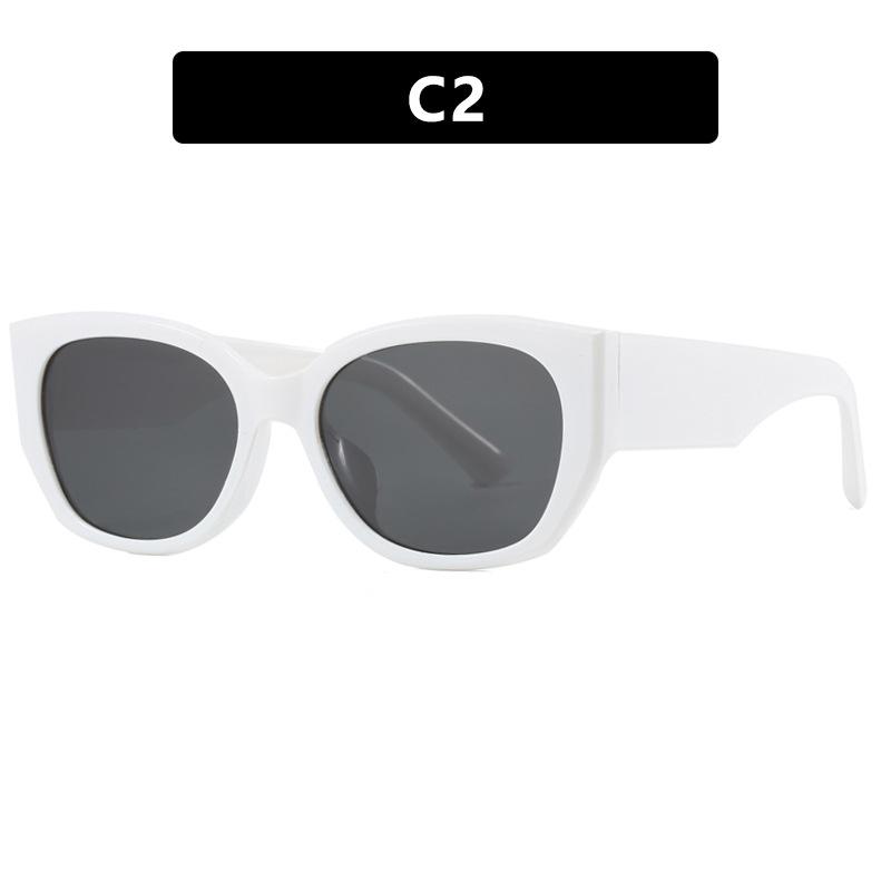 New Vintage Cat Eye Frame sunglasses woman Trend  Design Sun Glasses Outdoor gentlemen Sunglasses Uv400 gafas de sol mujer