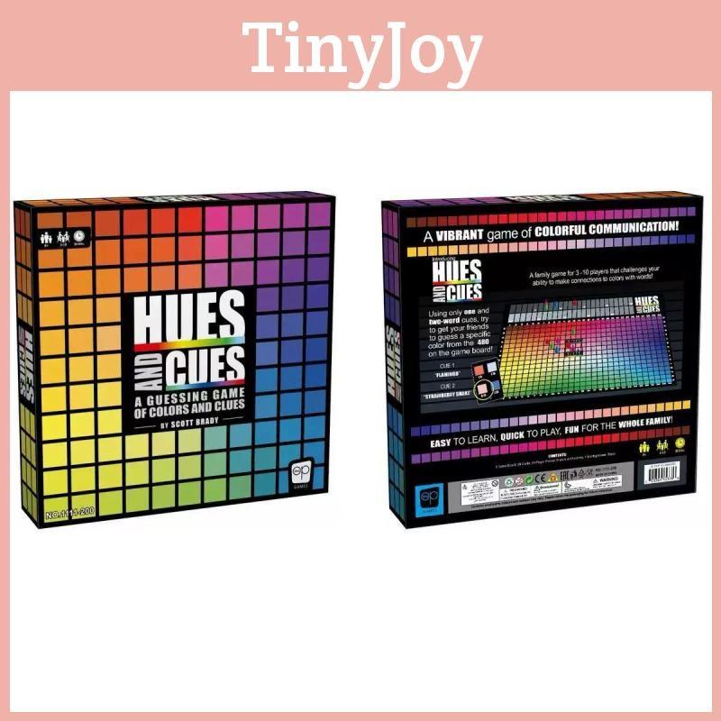 Cues And Hues  A Guessing Game Of Colors Clues Board Game Toys Educational Gift