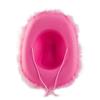 Pink Cowboy Hat Felt Cowboy Hat with Neck Draw String Cosplay Party Costume Accessories Play Dress