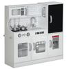 Children's Toy Kitchen, Pretend Play Kitchen, Ages 3-8, White