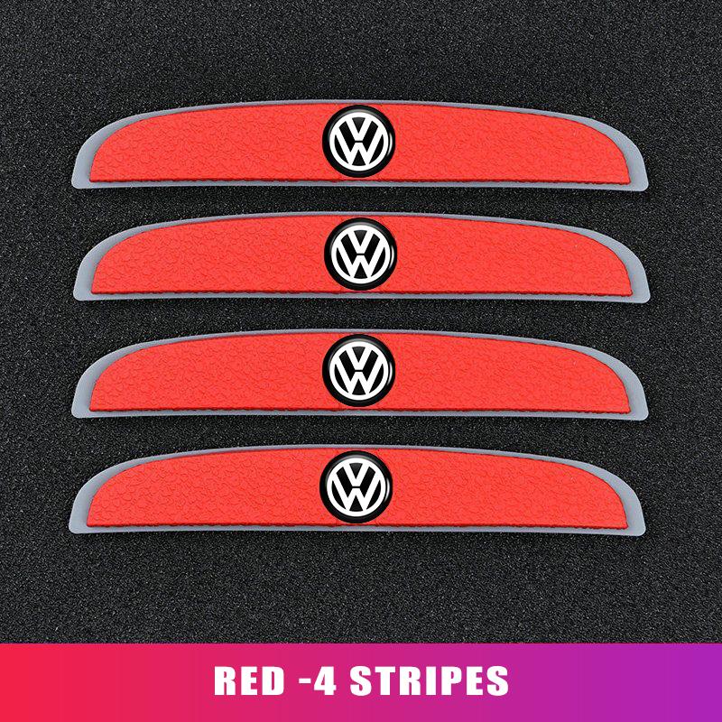 fgg7Car Bumper Protector Collision Strip Door Edge Guard Anti Scratch For Volkswagen VW Polo Jetta Sagitar Magotan Passat B5 B6 B7