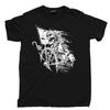 Pirate Sailor T Shirt Blackbeard Ship Jolly Roger Skull Crossbones Scallywag Tee