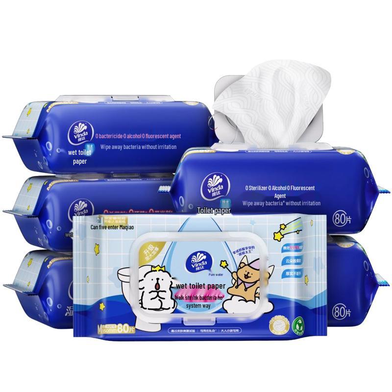 Vinda Line Friends Wet Toilet Paper