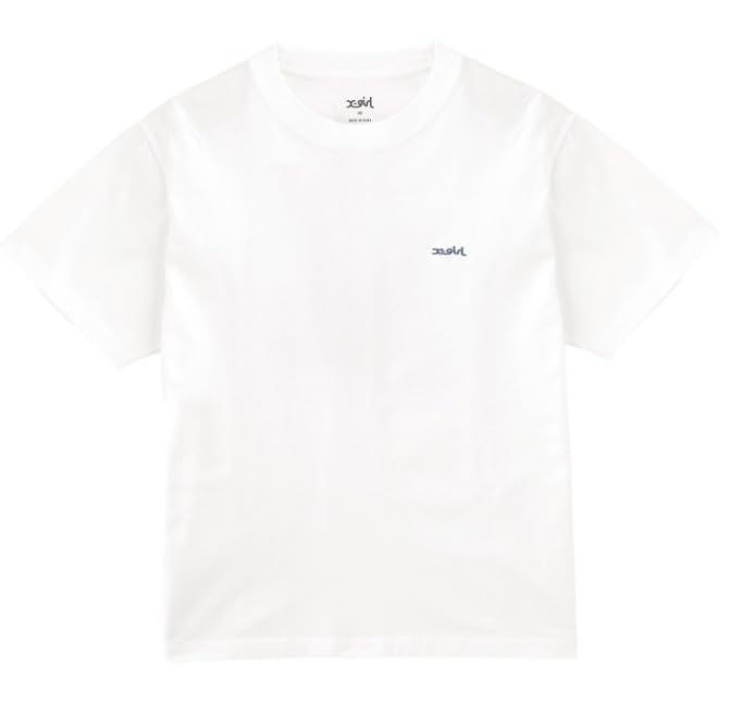 Casual FACE TEE White X-girl S/S Women's