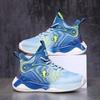 Middle-aged and Older Children and Boys Squeak Professional Combat Breathable Training Shoes Children's Physical Basketball Shoes Sports Shoes Ring