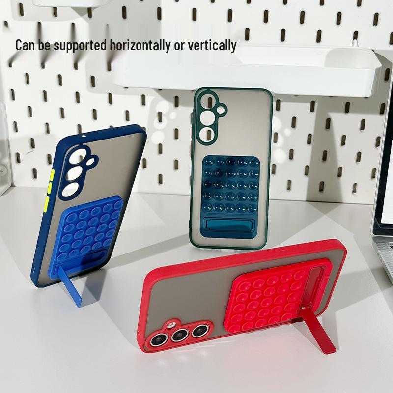 Βάση Κινητού Σιλικόνης Μονοκόμματη με Βεντούζα: Πολυλειτουργικό, Μαγνητικό, Πτυσσόμενο, Αυτοκόλλητο, Αντιολισθητικό για Επιφάνεια Γραφείου και Γυαλί.