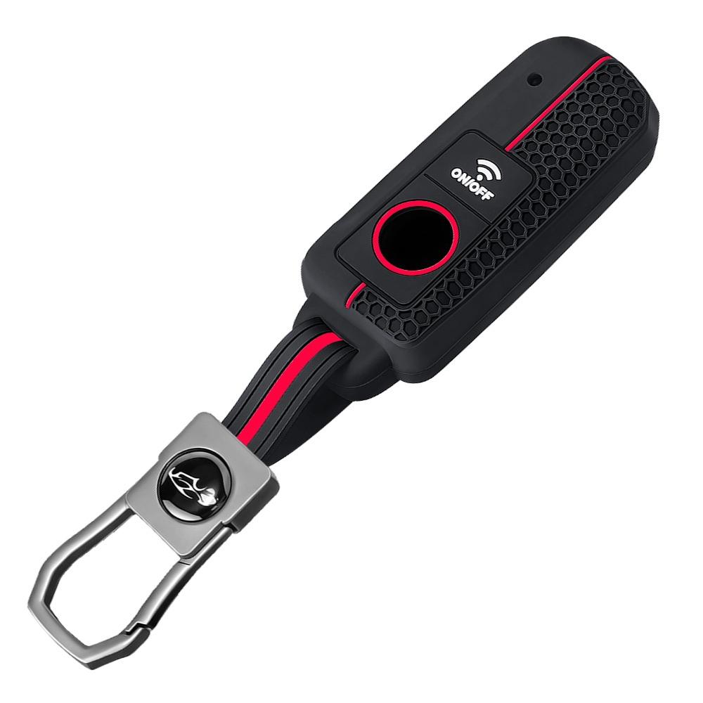 Silicone Key Case Cover for Yamaha TMAX 530 DX SX motorcycle 2017/2018 Motorcycle Smart Keyring Key bag fob Protect Shell