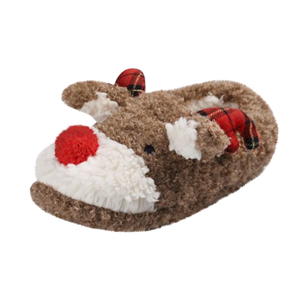 Women's Cotton Slippers Warm Home Cute Soft Plush House Slippers