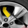 Car Tire Hub Brushes Knife-shaped Multi-functional Brush Long Brush Handle Special Crevice Cleaning Car Dust Brush Removal E4K3