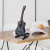 Miniature Wooden Guitar Model Display Mini Musical Ornaments Craft Home Decor