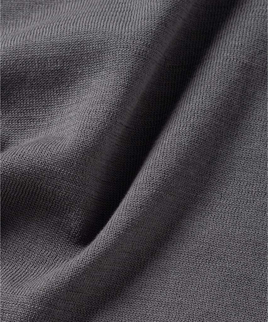 NONBLANK Fine Gauge U-Neck Ls Knit_Charcoal