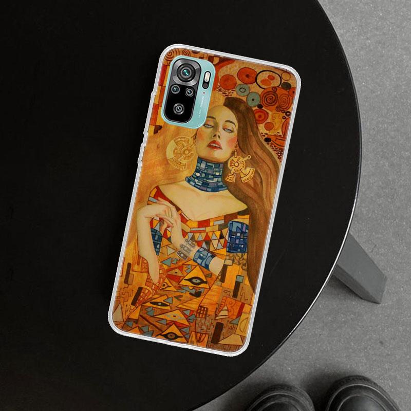 Kiss By Gustav Klimt Phone Case Cover for Xiaomi Redmi Note 15 14 13 12 11 Pro Plus 14S 12S 11S 11T 11E 10S 10 Customized Fundas