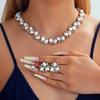 2026 Vintage Elegant Luxury Earrings Necklace Set Banquet Dress Medieval Accessories