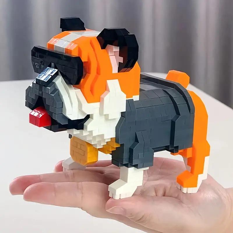 

Micro-Particle Bulldog Simulation Educational Building Blocks Toy