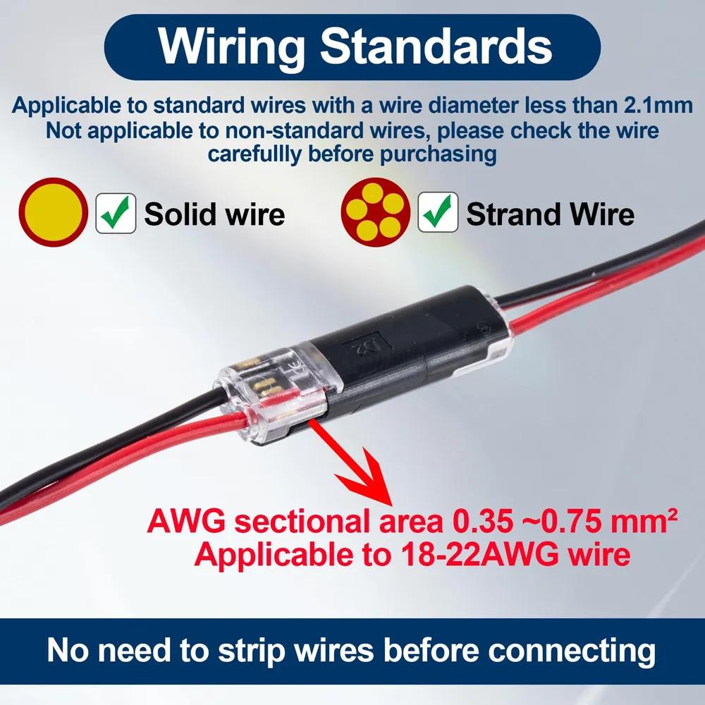 Terminals for wires 25 pairs / connecting terminal for wires 50 pcs D2