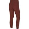 Nike Yoga Luxe Solid High-Waisted Elastic Fitness Pants Women Bottoms Oxford-Brown CJ3802-217