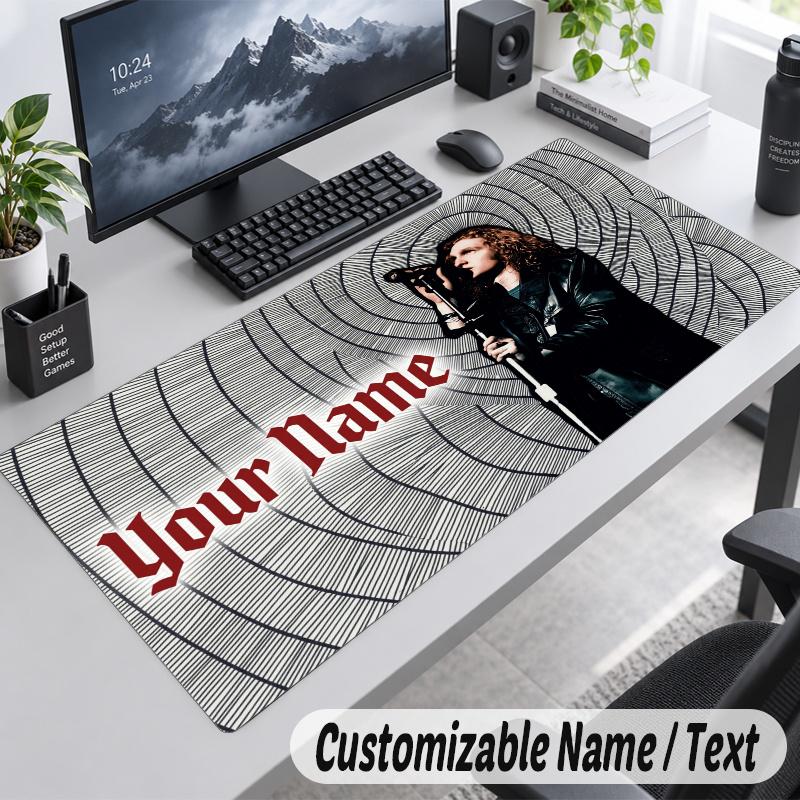Alice in Chains Personalized Large Mouse Pad Custom Name Text Extended Desk Mat Gaming Mousepad