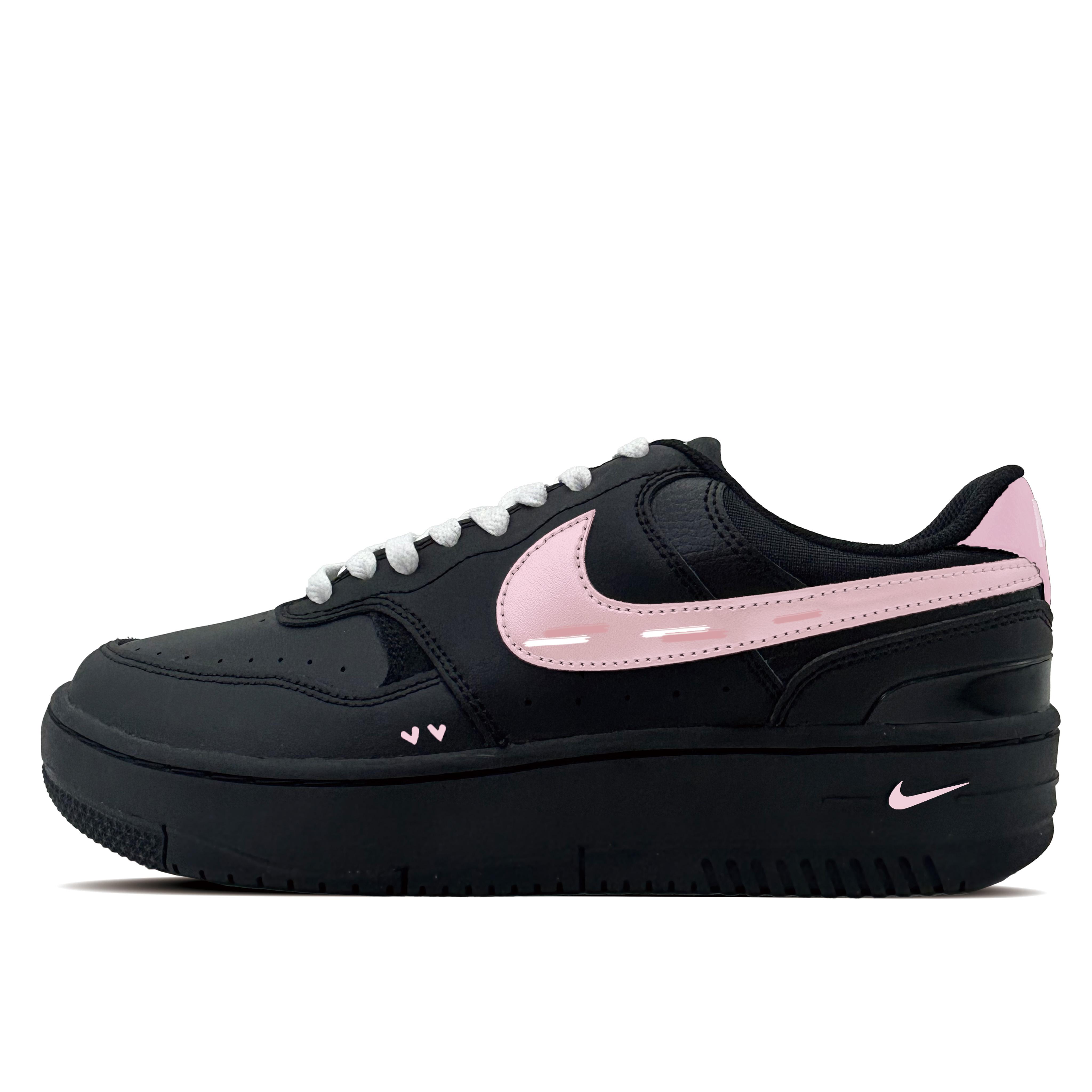 

Nike Gamma Force Fleece Powder Synthetic Leather Abrasion Resistant Low top Skateboard Shoes Women s Black HQ1674-001(team-1081) 36