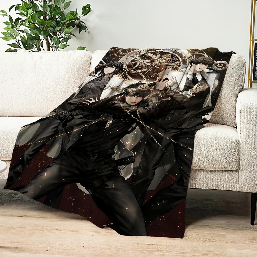Anime O-Omniscient Readers V-Viewpoint Flannel Warm Comfort Soft Plush Blanket for Sofa Living Room Office Bedroom Travel Gift