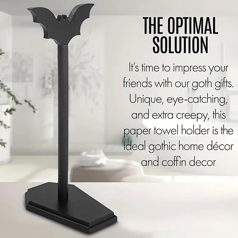 Halloween Bathroom Decorations Gothic Style Kitchen Decorations Coffin Design Halloween Decorations Bat Design 1PC