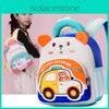 Cake Backpack Car Childrens Anime Cartoon Bag Adjustable Strap Shoulder
