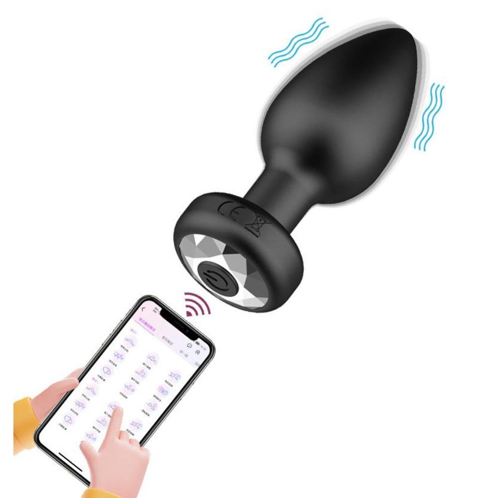 Control de la Distanță Fără Fir Vibrator Anal Plug pentru Fese Reîncărcabil Masaj Prostată pentru Bărbați Jucărie Sexuală pentru Adulți Gay cu Masturbator la Distanță