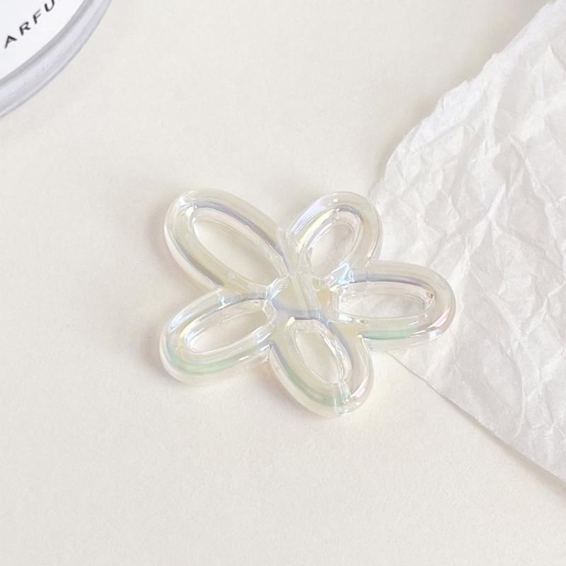 5 Color 24.5mm Irregular Small Flower Charm Pendants for Women DIY Colorful Flower Jewelry Necklaces Making Findings