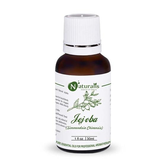 Naturalis Essence of Nature Extra Virgin & Unrefined Cold Pressed Golden Jojoba Carrier Oil for face and Hair - 30ml 30ML