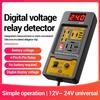 Digital Battery Voltages Tester Detector Relays Analyzers Tool for 4 Pin 5 Pin Automotive Relays Insulated Silicone Design