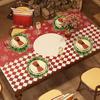 Faux Cedar Placemat Dense Branches Reusable Heat-resistant Holiday Thanksgiving Christmas Party Table