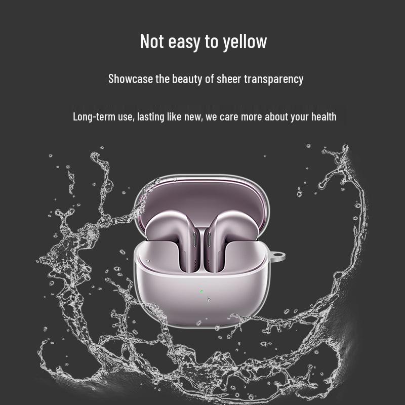 Clear Protective Case for Xiaomi Buds 6: Earbud Cover and Shell for Bluetooth Earphones