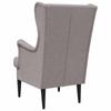 Armchair Taupe Fabric