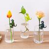 Silicone Plant Propagation Buddy Rabbit/Monkey/Elephant Reusable Silicone Plant Support Hydroponics Stabilizer Plant Propagation
