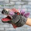Dinosaur Hand Puppet Gloves - Soft Rubber Triceratops & T. Rex Simulation Toys for Kids