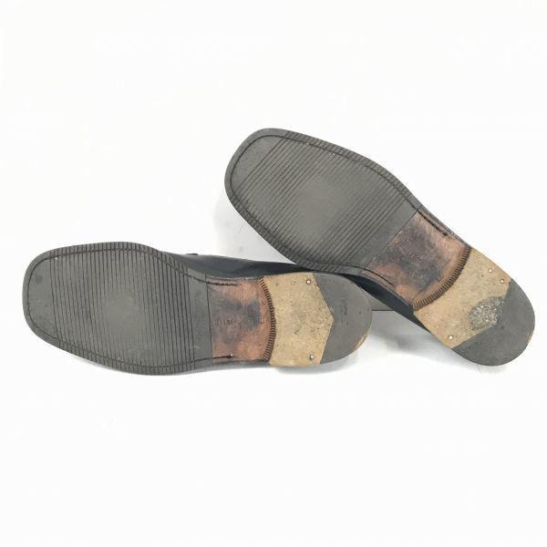 Salvatore Ferragamo Italy Made Leather Bit Loafers Black 7EE 25.0(USED)