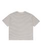 Yunibeoseugameonteu Striped Graffiti T-Shirt_Melange Grey