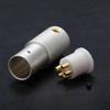 DS02 Female 5Pin DIN Connector with 24K Gold Plated Tonearm Plug for Turntables Enhances Your Record Setups