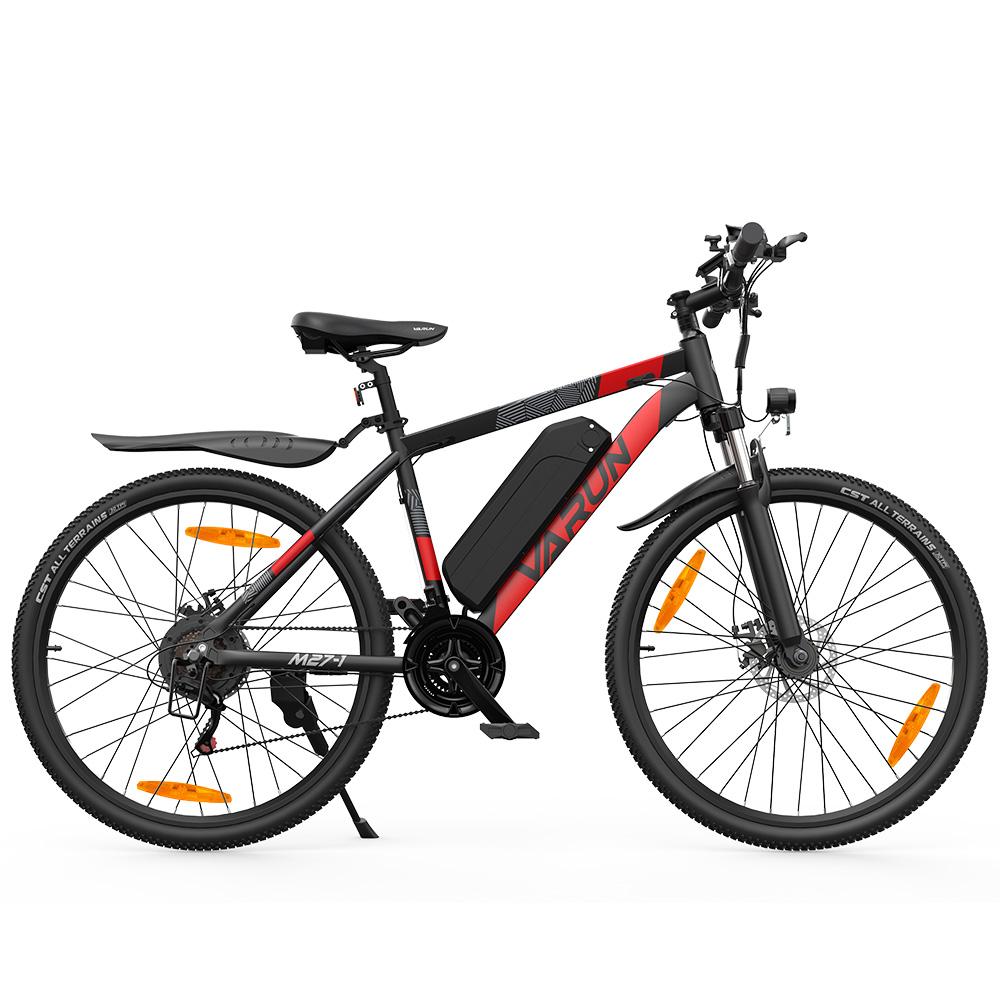 E-Bike für Erwachsene VARUN 27,5" 500W Motor City E-Bike 48V 13AH Max. Reichweite 70km Zuladung 150kg 21 Gänge M27